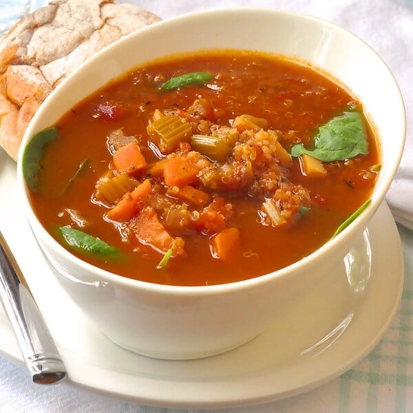 Vegetable Quinoa Soup - Rock Recipes