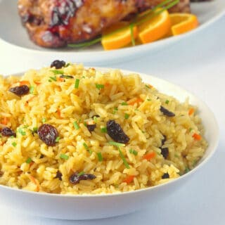 Carrot Raisin Rice Pilaf