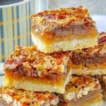 The Best Pecan Pie Bars close up photo