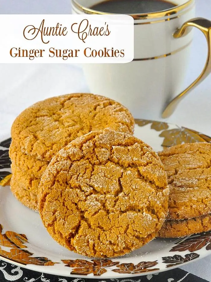 Auntie Crae's Ginger Sugar Cookies