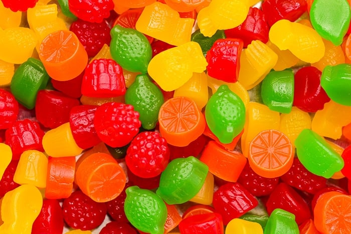 Photo of assorted jujubes/gumdrops