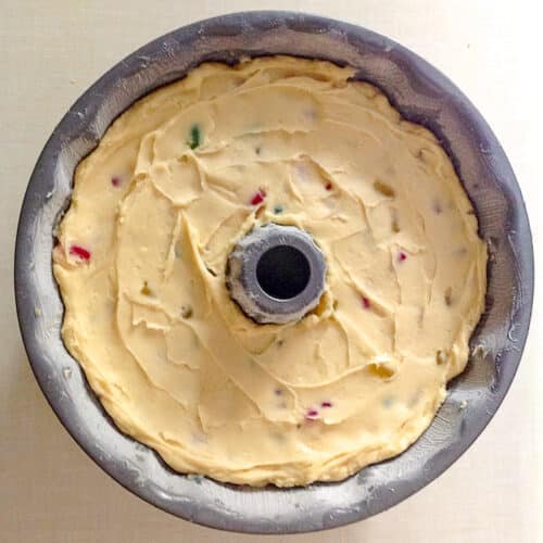 Gumdrop Cake. A traditional Holiday or birthday cake in Newfoundland.