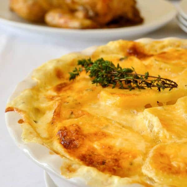 Alfredo Scalloped Potatoes one very versatile side dish!