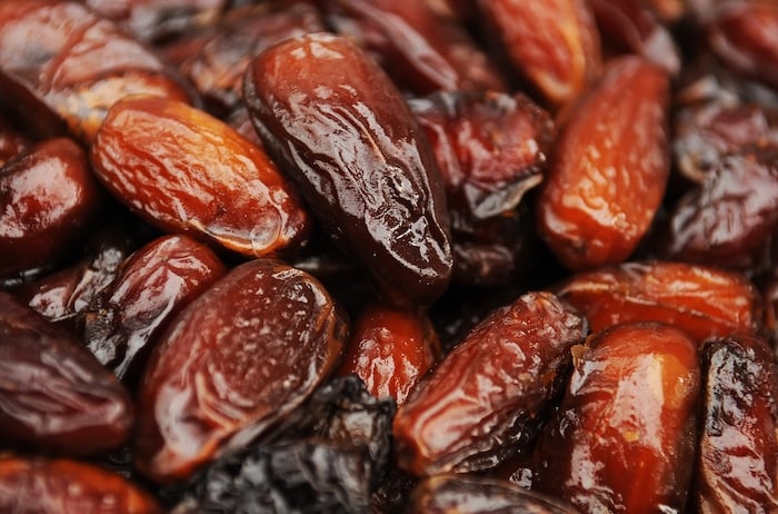 Heap of dried dates