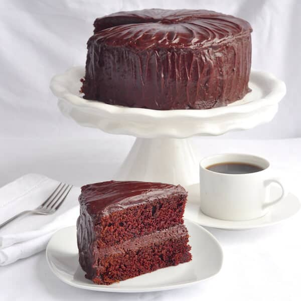 Chocolate Fudge Cake with Easy Fudge Frosting