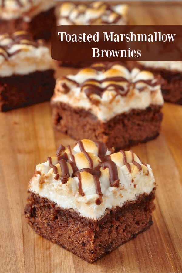 Toasted Marshmallow Brownies