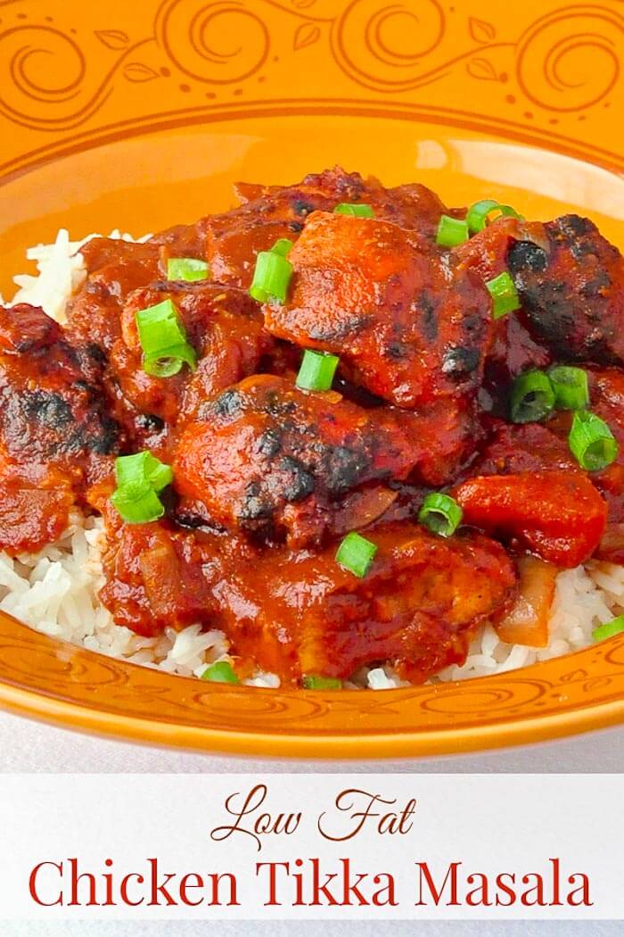 Chicken Tikka Masala image with title text.