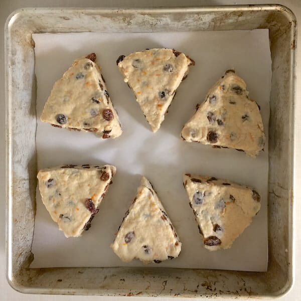 Orange Raisin Scones