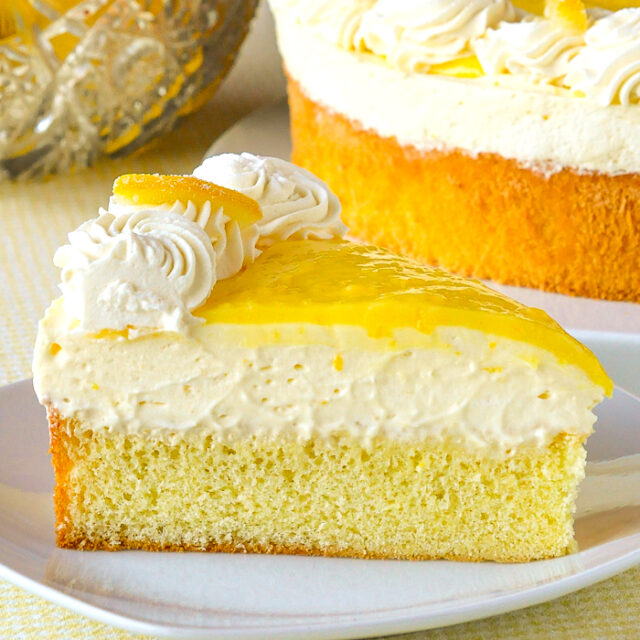 Lemon Mousse Cake starts with a great lemon curd recipe!