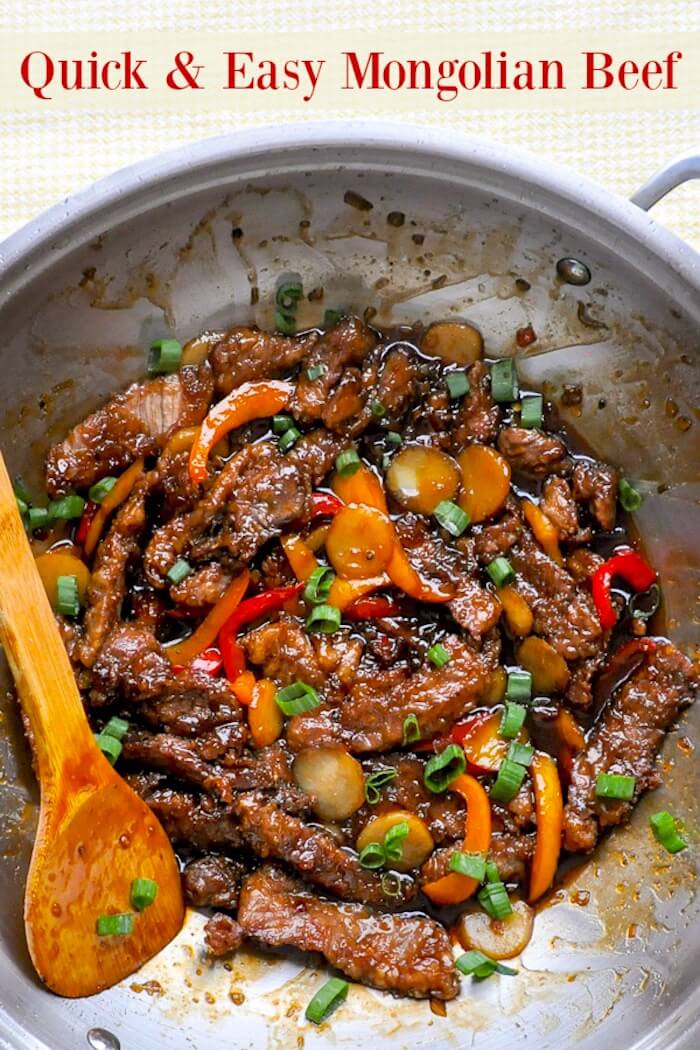 Mongolian Beef - a quick & easy recipe for a take out favourite at home!