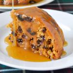 Steamed Molasses Raisin Pudding