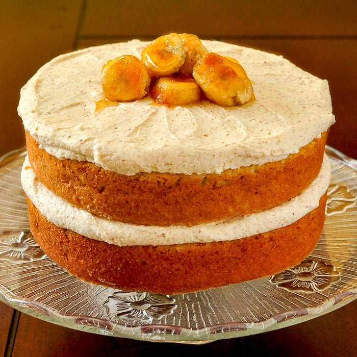 Banana Cake with Brown Butter Frosting Banana Cake with Brown Butter Frosting