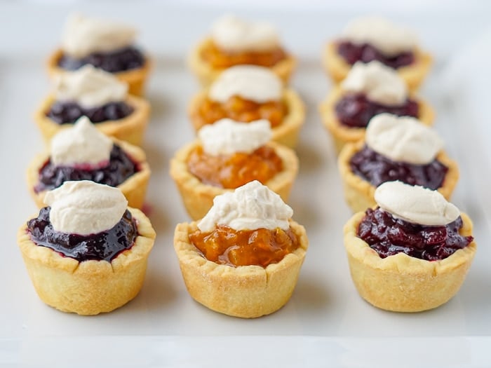 Blueberry, Bakeapple and Partridgeberry Jam Tarts