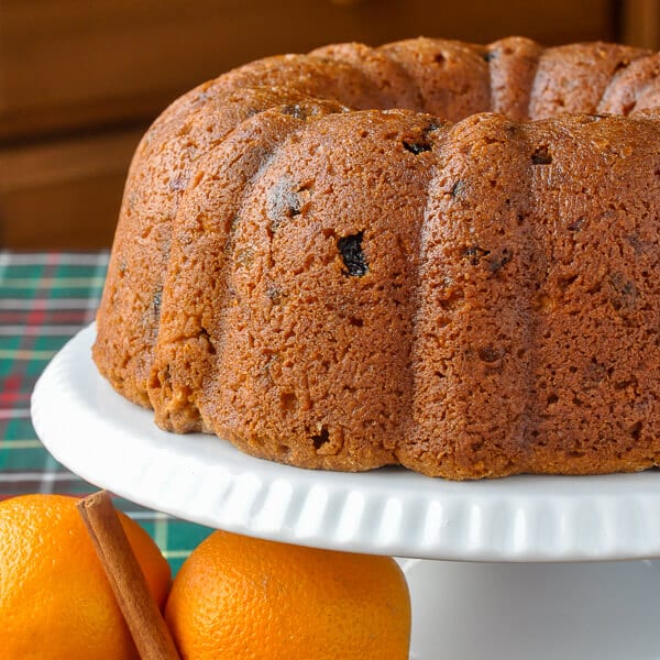 Orange Brandy Fruitcake