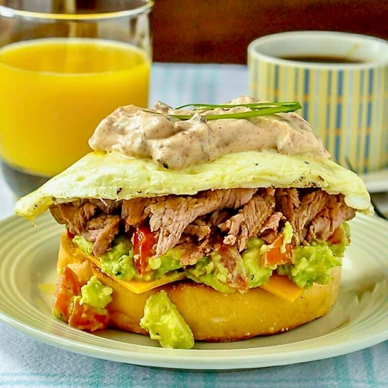 Steak & Eggs Breakfast Sandwich for World Egg Day