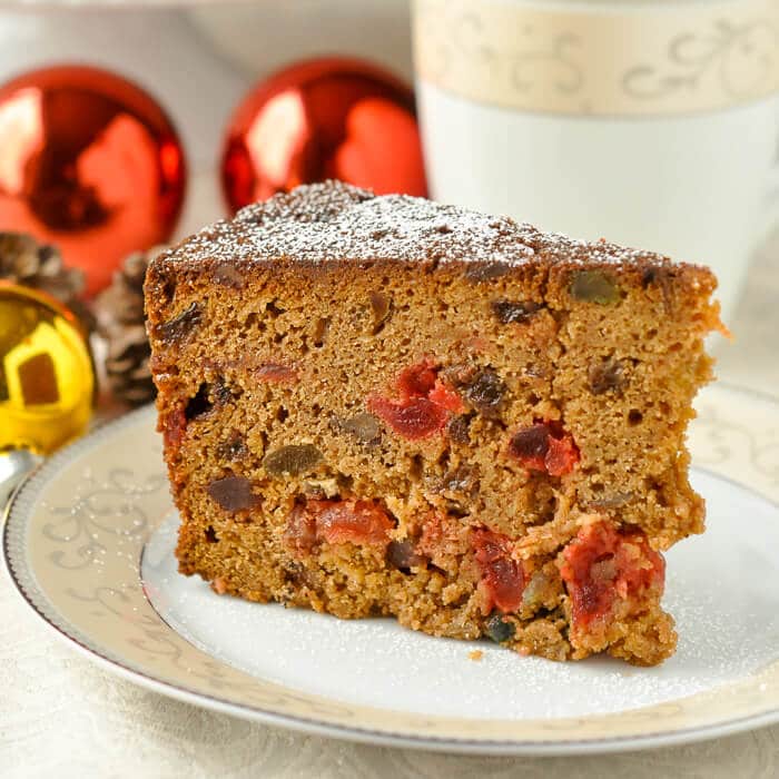 Bourbon Apple Fruitcake