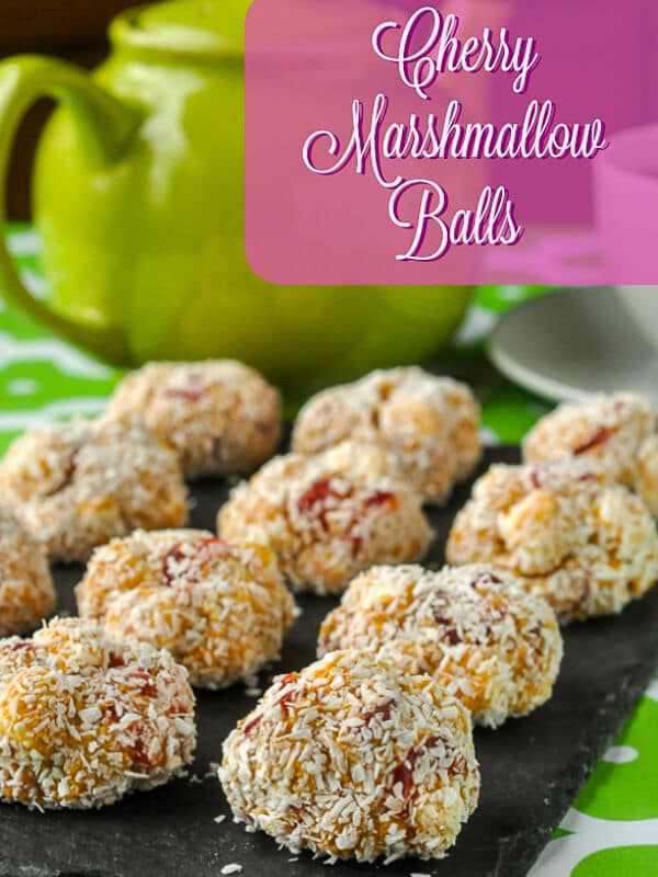 Cherry Marshmallow Balls image with title text