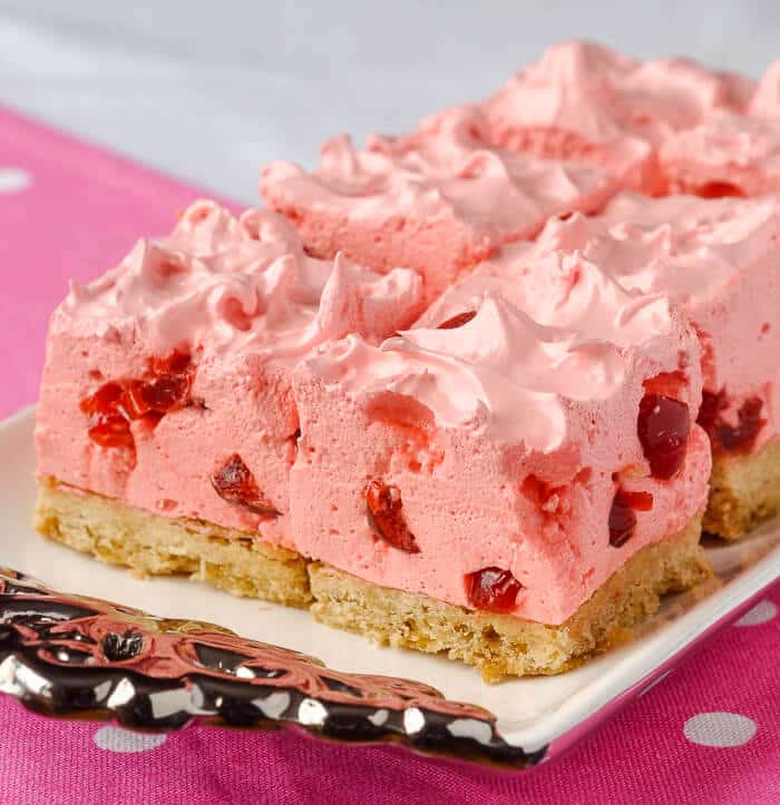 Cherry Marshmallow Cookie Bars