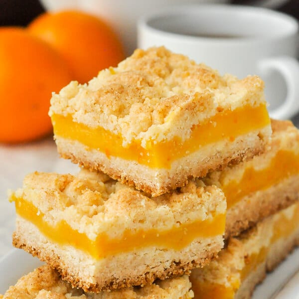 Orange Custard Squares