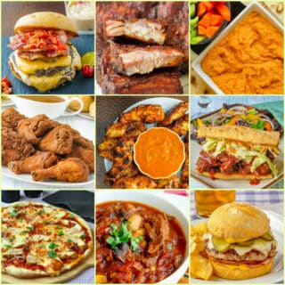 Best Super Bowl Party Food Ideas square collage for featured image