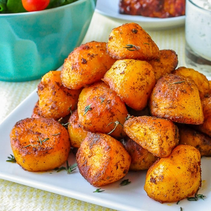 Smoked Paprika Roasted Potatoes - Rock Recipes