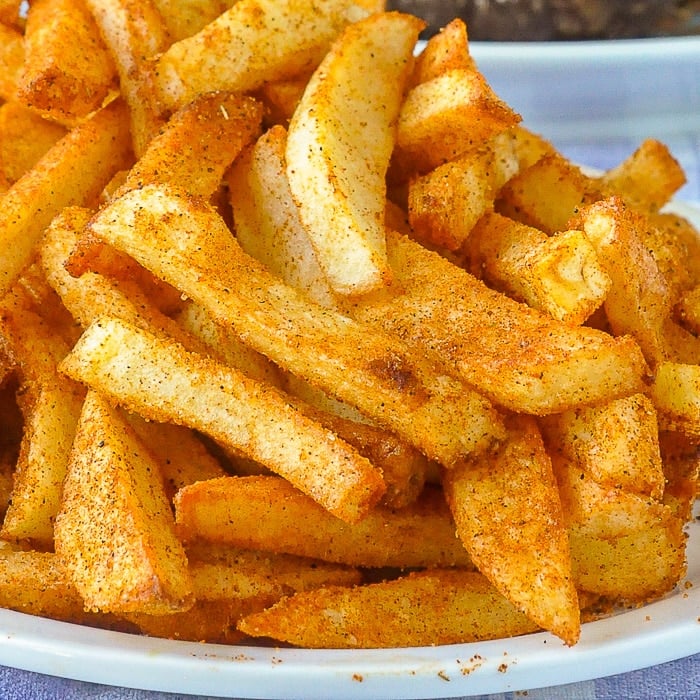 Close up photo of Barbecue Spice Mix Seasoning on french fries