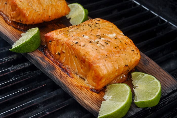 Cedar Planked Salmon Burger