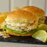 Grilled Cod Sandwich on D'taliano Brizzolio Rolls