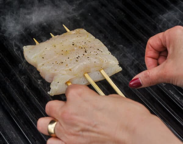 Grilled Cod Sandwich on D'Italiano Brizzolio Rolls - Rock Recipes