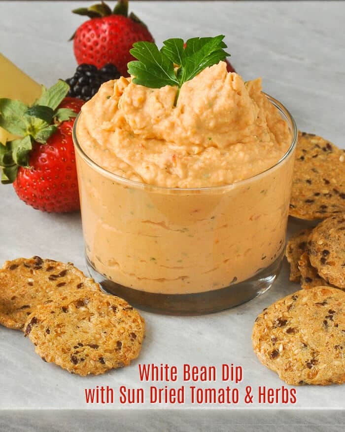 White Bean Dip with Sundered Tomato