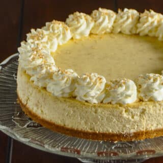 Coconut Cream Cheesecake cropped