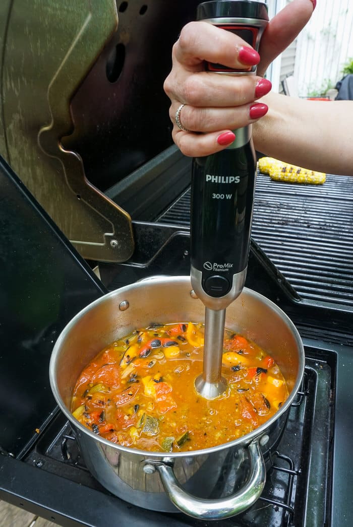 Grilled Vegetable Soup