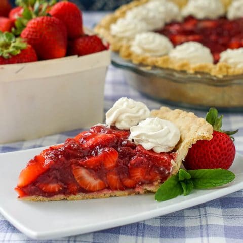 Strawberry Pie, Southern style with no artificial colours or flavours