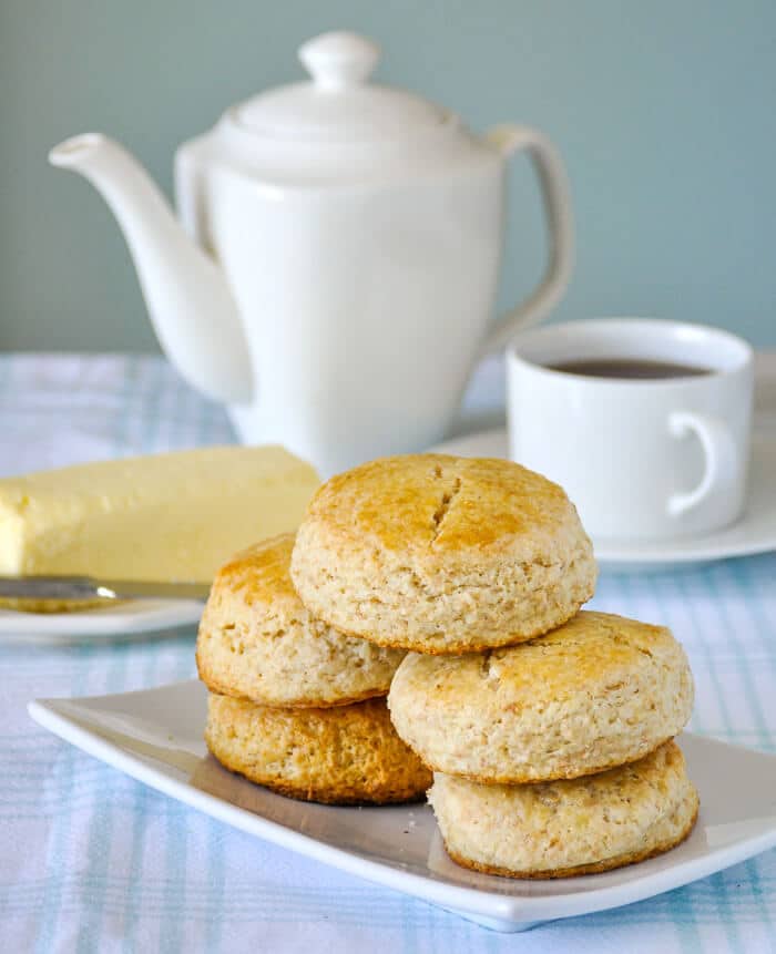 Toasted Coconut Tea Biscuits