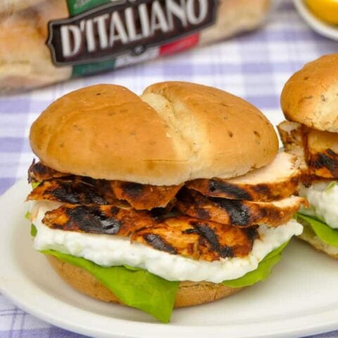 Chicken Souvlaki Sandwich