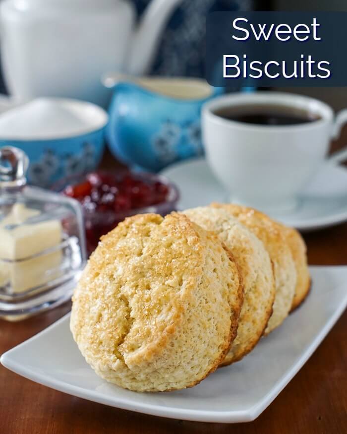 Sweet Biscuits with title text