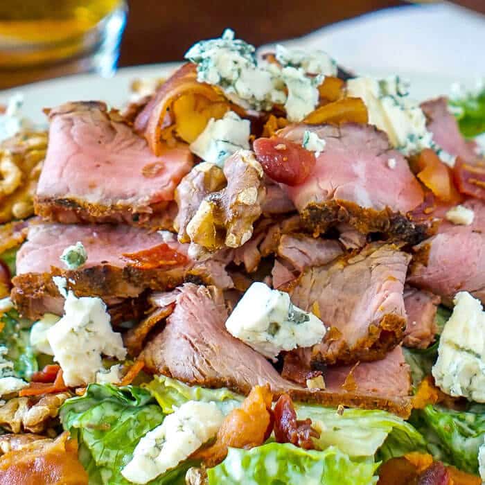 Steak Bacon Walnut Blue Cheese Caesar Salad 3