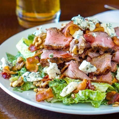 Steak Bacon Walnut Blue Cheese Caesar Salad 5