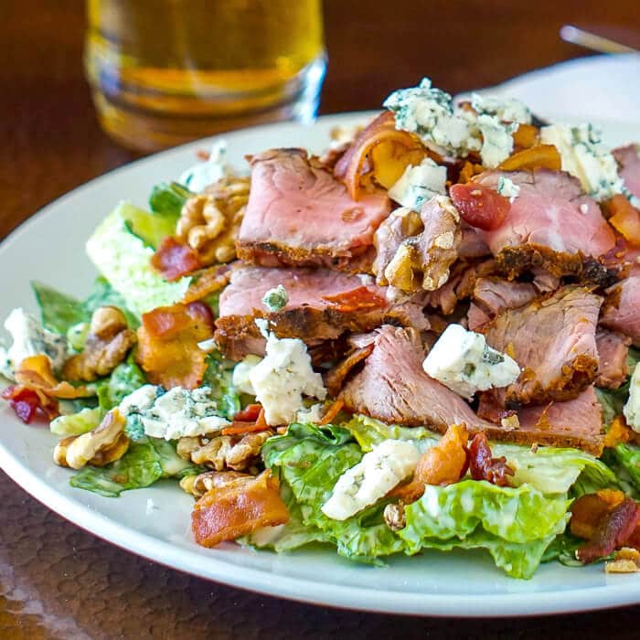 Steak Bacon Walnut Blue Cheese Caesar Salad 5