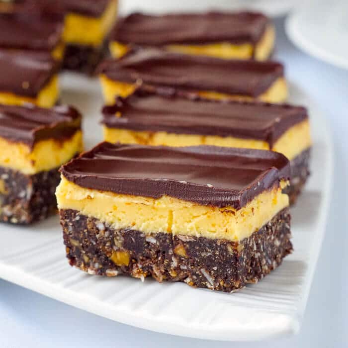 Chocolate Orange Nanaimo Bars