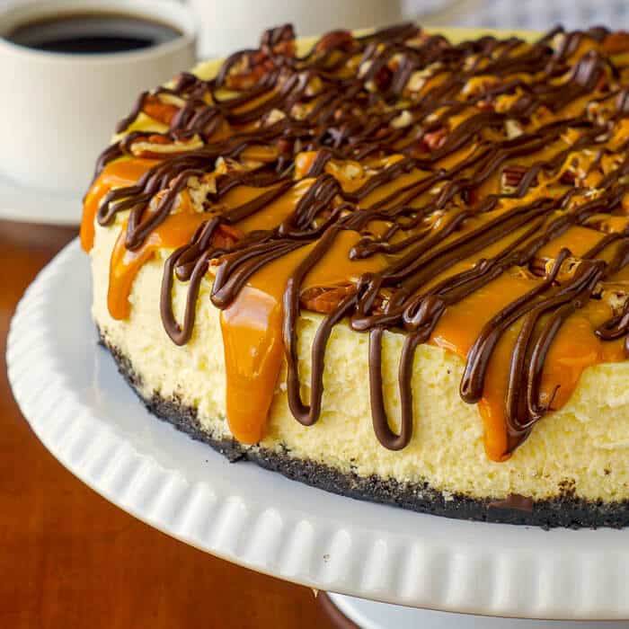 Turtle Cheesecake Pure Decadence In A Very Easy To Make Recipe