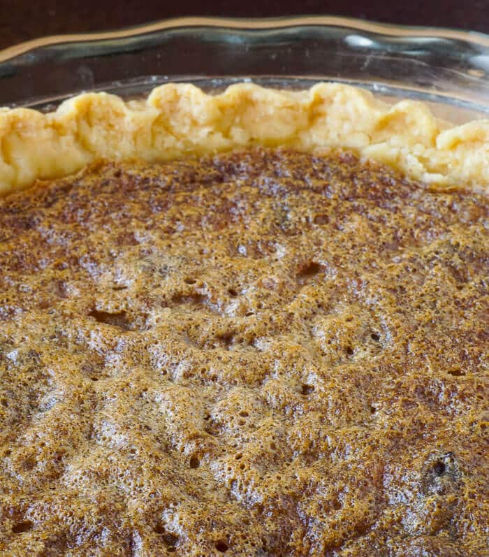 Vinegar Pie - look for an evenly brown top.