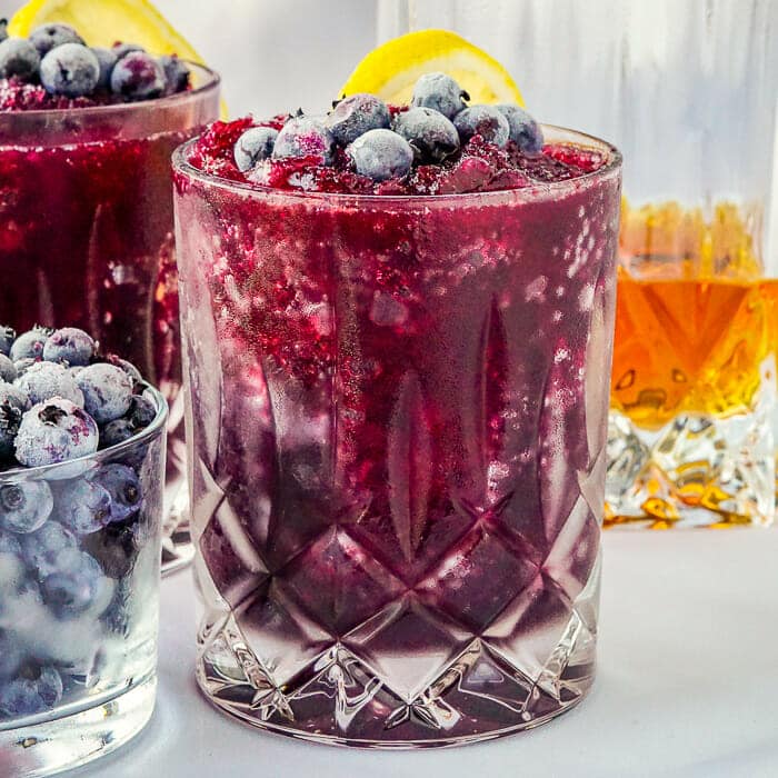 Blueberry Rum Slush