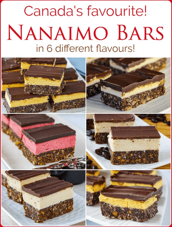 Raspberry Nanaimo Bars, a new twist on a classic Canadian nobake treat!