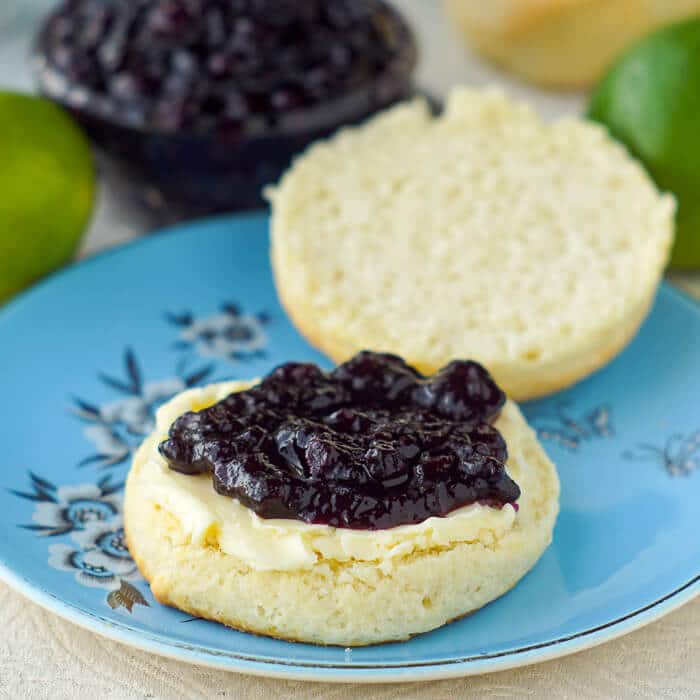 Newfoundland Blueberry Jam with Lime