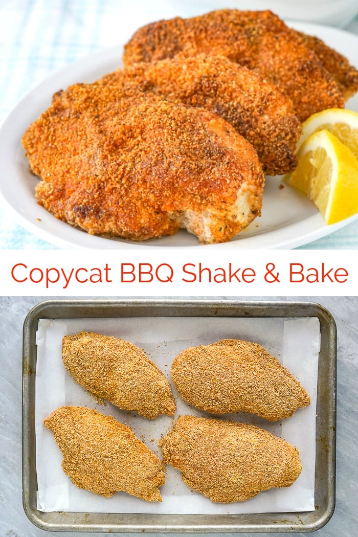 Copycat Barbecue Shake and Bake image collage for Pinterest
