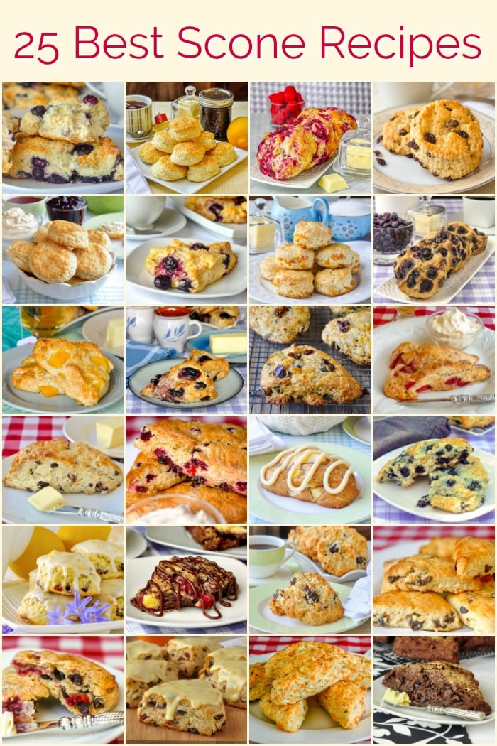 25 Best Scone Recipes image with title text for Pinterest