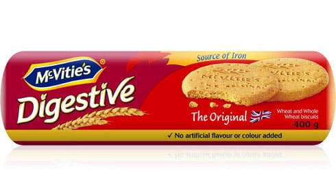 McVities Digestive Biscuits.