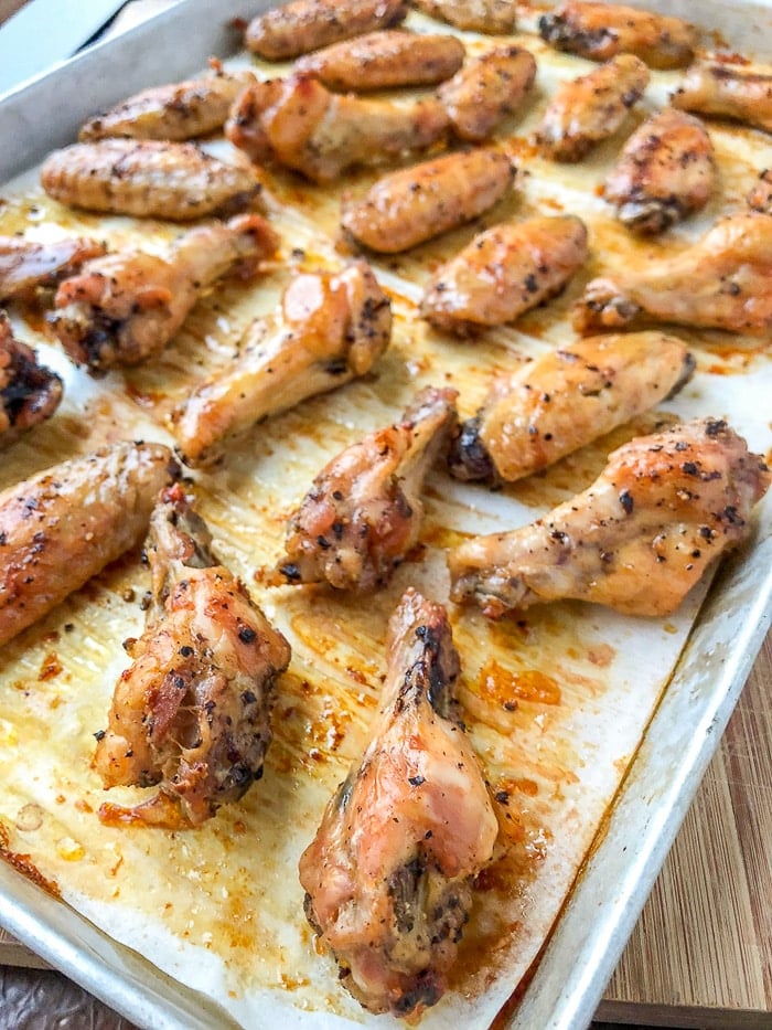 Salt and Pepper Wings just out of the oven