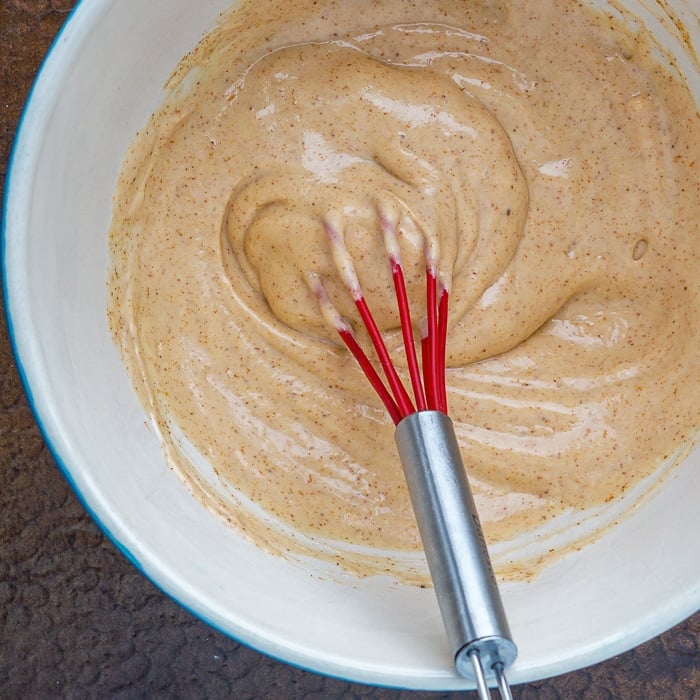 Copycat Shake Sauce, stirred in white bowl